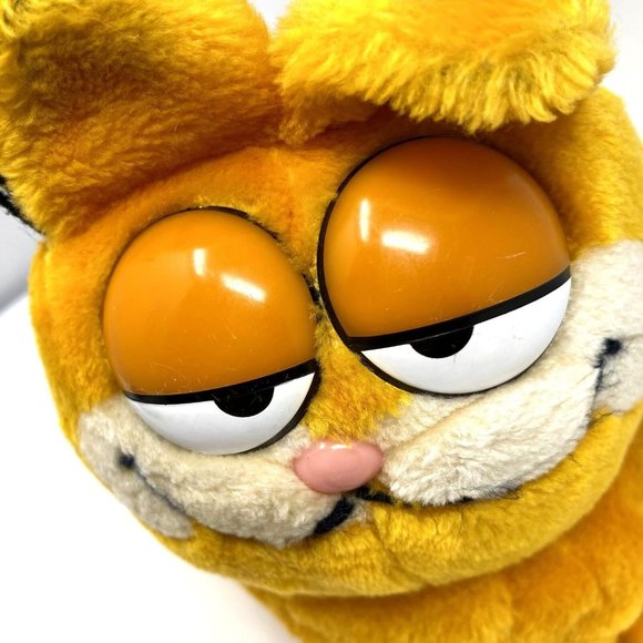 Vintage Dakin Garfield Cat Orange Black 10 inch Plush Stuffed Animal Toy 1981 - Picture 11 of 12